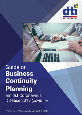 Cover Pages Guide on Business Continuity Planning amidst Coronavirus Disease 2019 COVID 19 v1 Page 1
